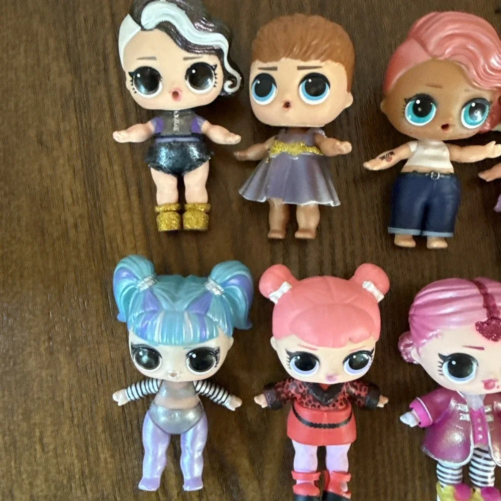 MGA LOL Surprise Doll Mini Fashion Dolls Lot of 9 Girls 1 Dog 3